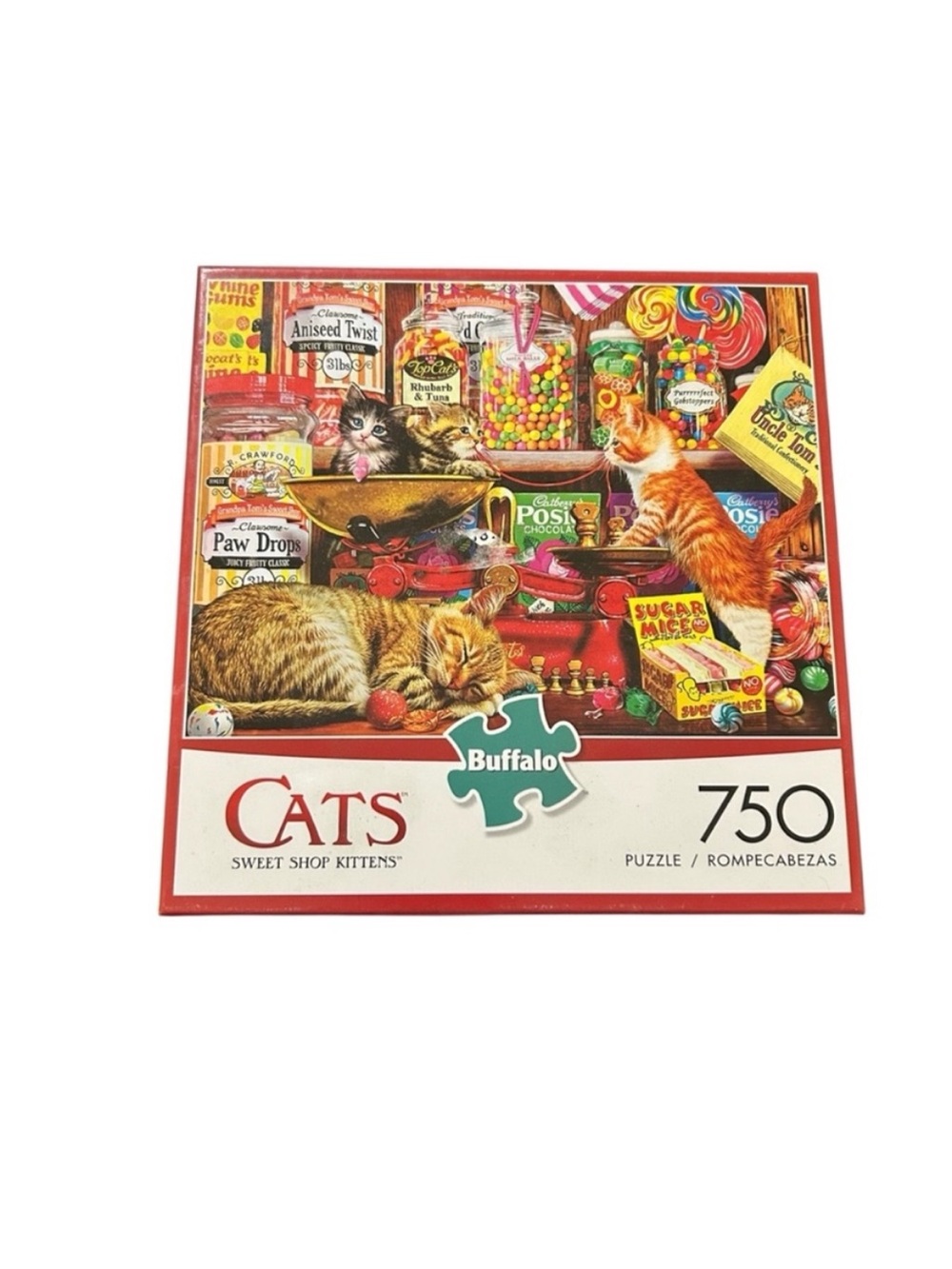 Buffalo David Bitton Colorful Kittens Puzzle Sweet Shop jigsaw 750 puzzle